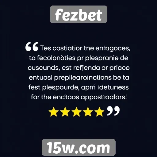 Opiniões de usuários sobre a experiência no fezbet